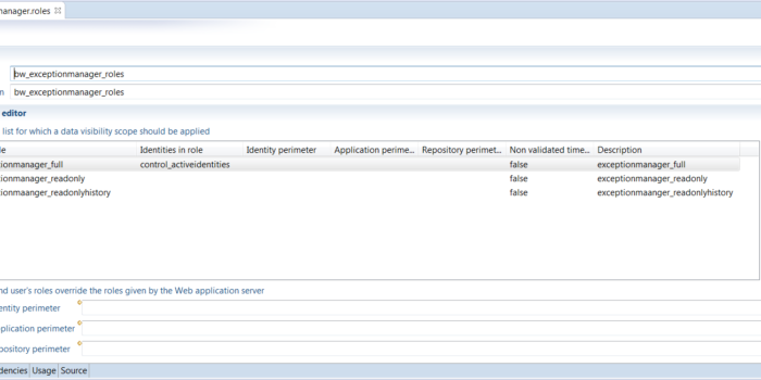 Exception manager – workflow process utilities snapshot image
